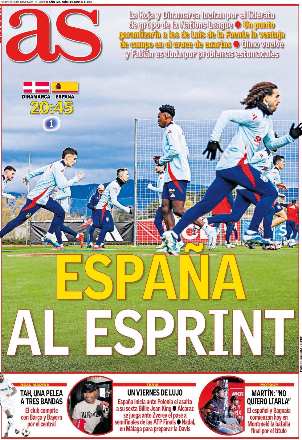 AS (Madrid) - Front Page - 11/15/2024