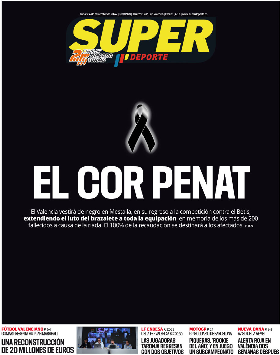 Superdeporte - Front Page - 11/14/2024